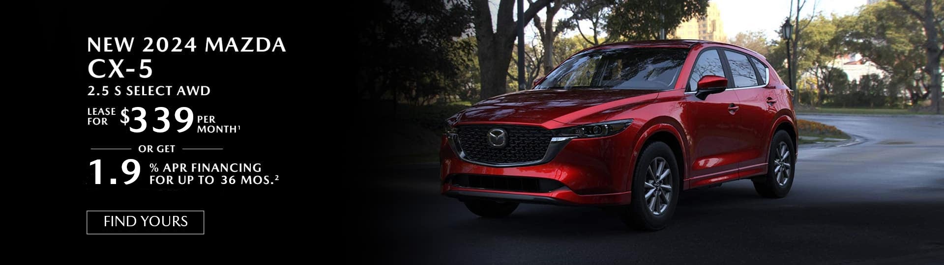 2024 Mazda CX5 special offers